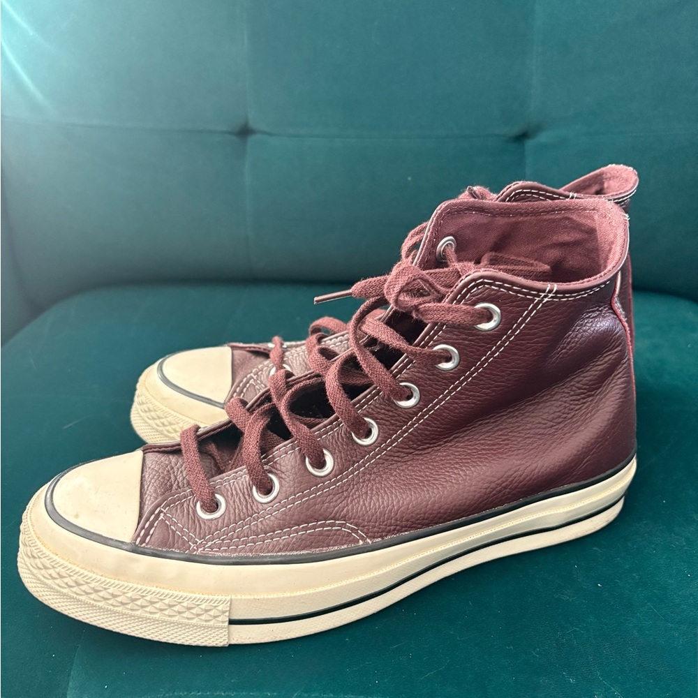 Converse Chuck 70 High Top El Dorado Sneaker Brown Leather - Picture 4 of 6